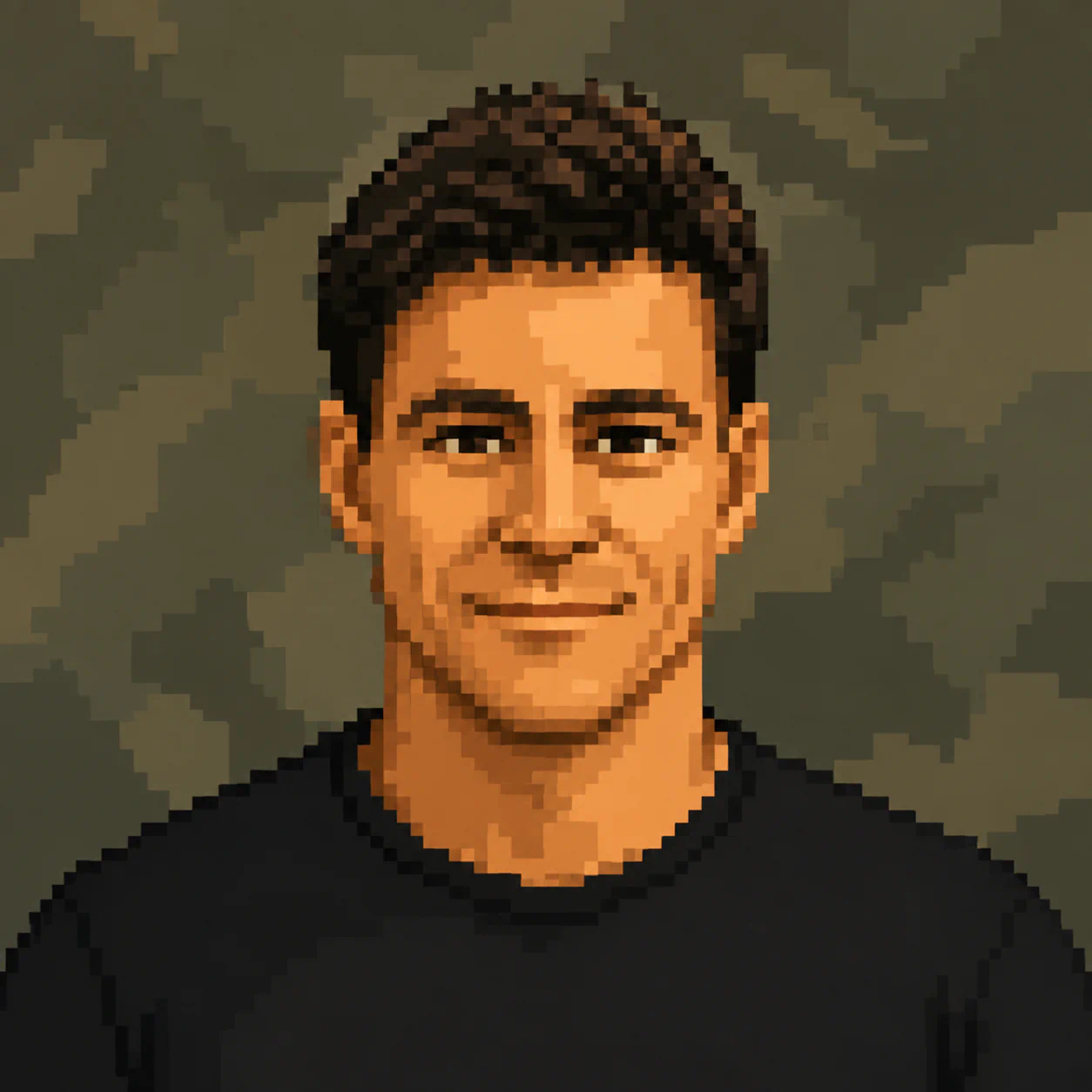 Omir pixel portrait