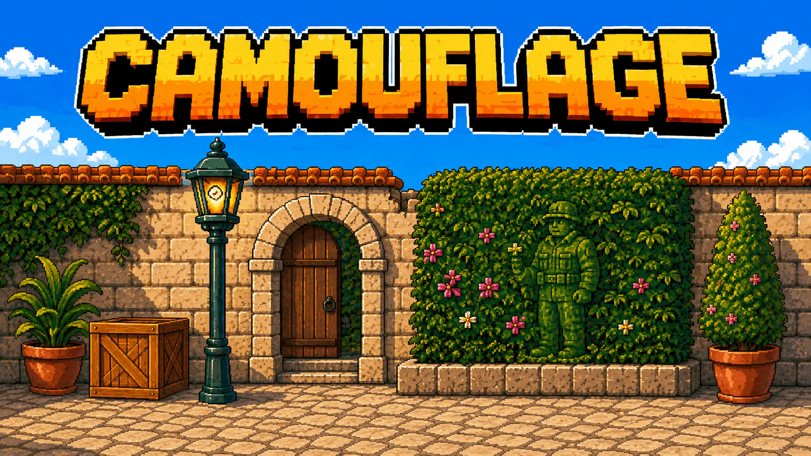 Camouflage key art