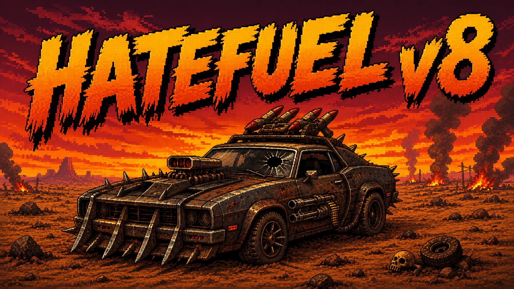 Hatefuel V8 key art